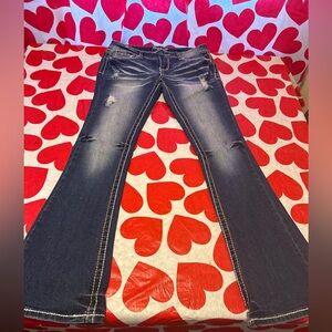 Amethyst Jeans Dark Blue Boot Cut Jeans